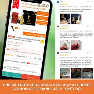 Tinh dầu nước hoa Dubai sỉ lẻ (chai 15ml và chai 5ml) | tinh dầu dubai