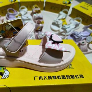 Sandal trẻ em chất da mềm phối nơ đẹp V408