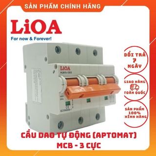 [CHÍNH HÃNG LIOA]CẦU DAO TỰ ĐỘNG - CẦU DAO QUÁ TẢI -  APTOMAT MCB 1 CỰC - 2 CỰC - 3 CỰC