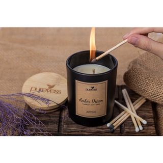 [PURE22 giảm 22k đơn 229k] Nến thơm tinh dầu cao cấp Purevess không khói an toàn giúp thơm phòng, thư giãn 130gram