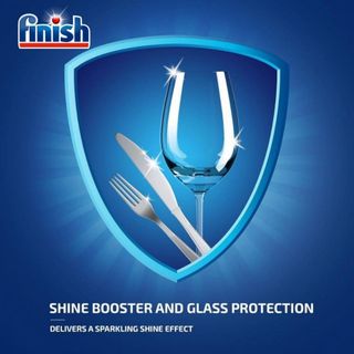 Túi 60 viên rửa chén Finish Quantum Max (14x tính năng trong 1 viên – Hương chanh xanh & táo) - dành cho máy rửa chén