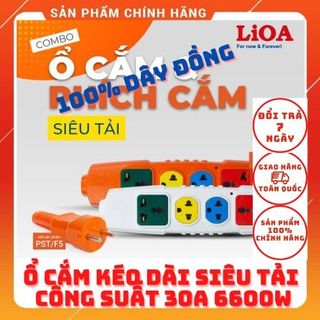 [CHÍNH HÃNG]Ổ CẮM KÉO DÀI CÔNG SUẤT CAO 30A 250V MAX 6600W...BẢO VỆ BẰNG CB...