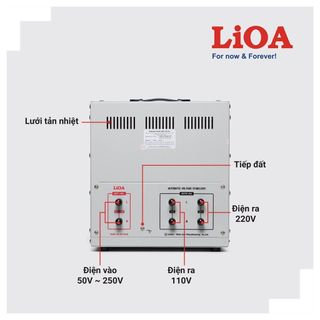 [CHÍNH HÃNG]Ổn Áp Lioa 1 Pha 10.000VA Dải Điện 150-250...90-250...50-250
