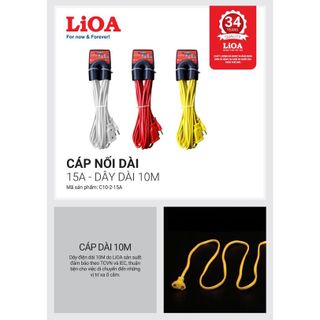 [CHÍNH HÃNG]CÁP NỐI DÀI LIOA...Ổ DÂY KÉO ĐIỆN LIOA...PHÍCH LIOA KÉO DÀI 3M/5M/10M/15M CÔNG SUẤT 10A/15A