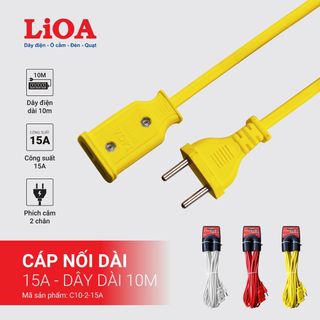 [CHÍNH HÃNG]CÁP NỐI DÀI LIOA...Ổ DÂY KÉO ĐIỆN LIOA...PHÍCH LIOA KÉO DÀI 3M/5M/10M/15M CÔNG SUẤT 10A/15A