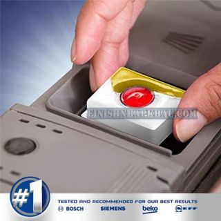 Túi 60 viên rửa chén Finish Quantum Max (14x tính năng trong 1 viên công thức mới – Hương Chanh) - dành cho máy rửa chén