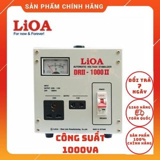 [CHÍNH HÃNG]Ổn Áp Lioa 1 Pha 1000VA Dải Điện 150-250...90-250...50-250