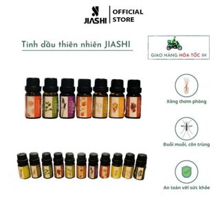 Tinh dầu thiên nhiên Jiashi xông thơm phòng, đuổi muỗi côn trùng lọ 10ml 4 mùi quế, cafe, sả chanh, lavender - XTD01