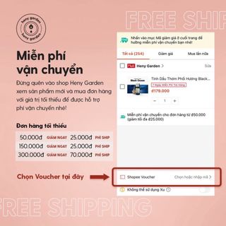 Tinh Dầu Thơm Xông Phòng 3 Tầng Hương Heny Garden, Làm Nến Thơm Giúp Thư Giãn, Làm Thơm, Khử Mùi Phòng 10mL