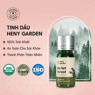 Tinh Dầu Thơm Xông Phòng 3 Tầng Hương Heny Garden, Làm Nến Thơm Giúp Thư Giãn, Làm Thơm, Khử Mùi Phòng 10mL