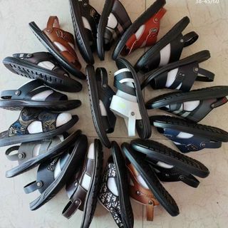 Sandal nam da mềm có quai hậu đẹp V427
