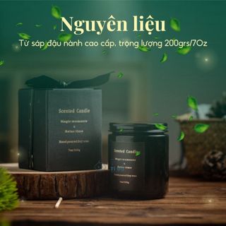 Nến Thơm Tinh Dầu Cao Cấp Không Khói An Toàn Candle Cup