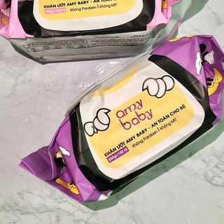 Khăn ướt Amy Baby gói 150 tờ