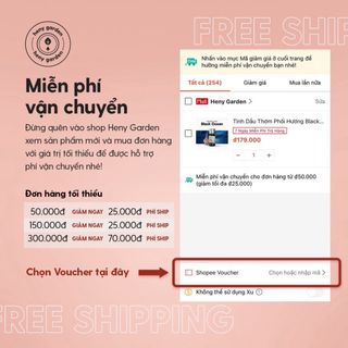 32 MÙI Tinh Dầu Thiên Nhiên HENY GARDEN Thơm Phòng Giúp Thư Giãn Organic Nguyên Chất