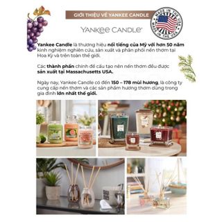 Nến thơm Sáp đậu nành Elevation Yankee Candle (tùy chọn size & mùi hương)