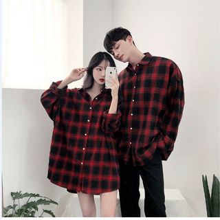 SƠ MI 2 MÀU CẶP ĐÔI TẬN XƯỞNG