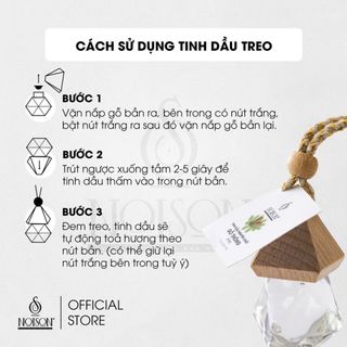 Tinh dầu thiên nhiên Noison treo xe | Nhập khẩu Ấn Độ | Được lựa mùi