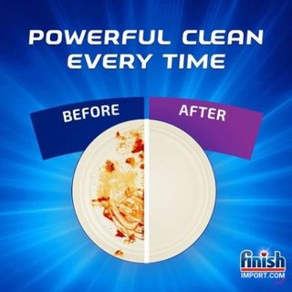 [HN Hỏa Tốc] Túi 54 viên rửa chén Finish Quantum (Loại viên lớn 14x tính năng trong 1 viên công thức mới - Nguyên Bản)
