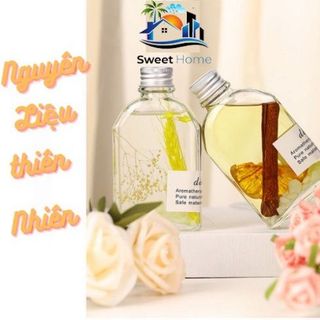 Tinh Dầu Thơm Phòng Thiên Nhiên Nguyên Chất Phát Sáng Ban Đêm Giúp Thơm Phòng Ngủ Khử Mùi Không Khí - SWEET HOME