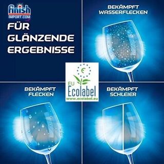 COMBO 2 Chai 400ml Finish dành cho máy rửa chén (0% Ecolabel EU) nước làm bóng sấy khô – (Thân thiện với môi trường)