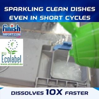 Chai 650ml Gel rửa chén Finish All in 1 Max – (10x tính năng) – (Dành cho tất cả máy rửa chén gia đình lớn và nhỏ)