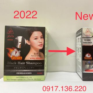 Dầu gội thảo dược nhuộm phủ bạc tóc Shihi