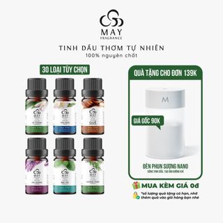 Tinh dầu thiên nhiên nguyên chất May Fragrance lọ 10 ml | Kiểm nghiệm GC - MS