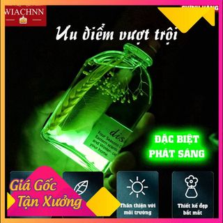Tinh Dầu Thơm Phòng Phát Sáng Ban Đêm WIACHNN 100ml Que Gỗ Tự Khuếch Tán Hương Khử Mùi Không Khí P0