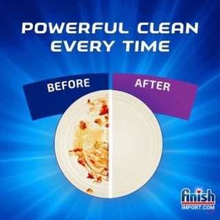 Viên rửa chén bát Finish All In 1 cho máy rửa bát 120 viên/hộp GIGA ALL IN 1 dành cho máy rửa chén bát gia đình Châu Âu