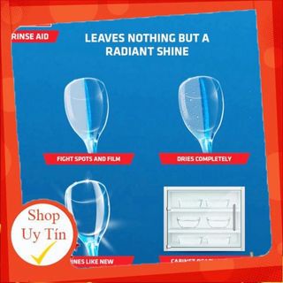 Chai 400ml nước làm bóng chén Finish cho máy rửa chén bát gia đình 400ml (Ecolabel - Thân thiện môi trường -HÀNG MỚI VỀ)