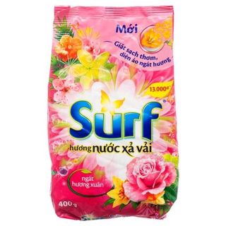Bột giặt Surf bịch 380g hương nước hoa ngát hương xuân