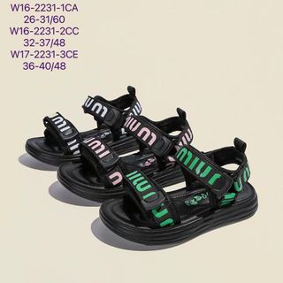 Sandal trẻ em quai ngang dán W16