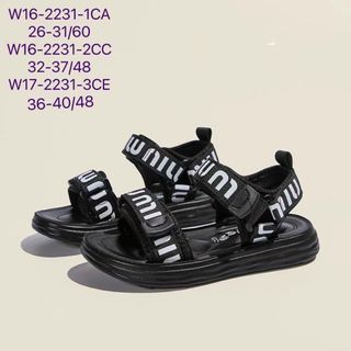 Sandal trẻ em quai ngang dán W16