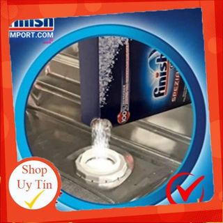 3 món Hộp bột rửa chén Finish 2,5Kg (Hương chanh) + Hộp 4,0kg muối rửa + Chai 750ml nước làm bóng Finish dành cho máy