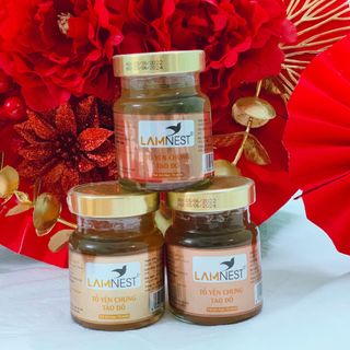 [Giá sỉ 1 thùng ] Yến Sào LamNest Chưng Táo Đỏ