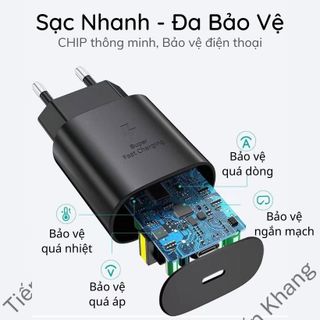 Bộ sạc nhanh SAMSUNG 25W cho NOTE 20 Ultra S20, Củ sạc SAMSUNG Type C chuẩn PD
