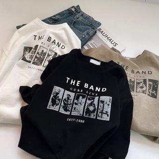 Áo thun nam nữ form rộng The Band
