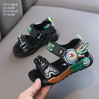 Sandal trẻ em màu đen cá tính F117 giá sỉ