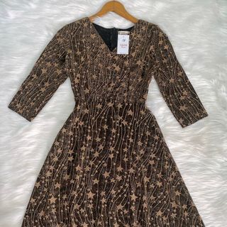 Đầm kim sa dự tiệc form dài sang trọng có túi - GR0247