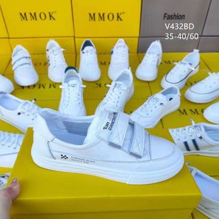 Giày thể thao nữ chất da mềm êm chân V432