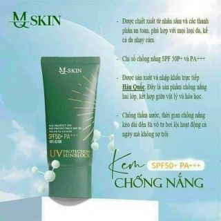 Kem Chống nắng Mqskin