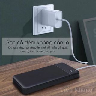 Pin dự phòng 10000 mah sạc nhanh T01