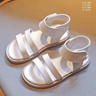 Sandal bé gái chất da 2 quai ngang đẹp F115 giá sỉ