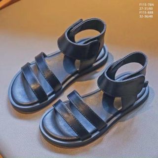 Sandal bé gái chất da 2 quai ngang đẹp F115