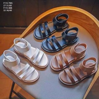 Sandal bé gái chất da 2 quai ngang đẹp F115