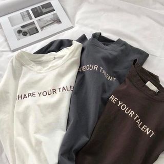Áo thun nam nữ form rộng Share your talent
