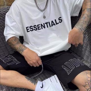 Áo thun nam nữ form rộng essentials