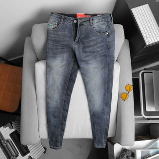 Quần jeans dài nam, jeans dài nam basic, chất jean dày dặn xịn sò, jean đã qua xử lý wash mền mịn vs cầm màu thun co giản tốt size từ 53kg - 90kg