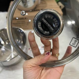 Quánh fivestar inox đáy 3 lớp 16 cm