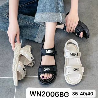 Sandal nữ quai ngang dán đế bánh mì êm chân WN3007